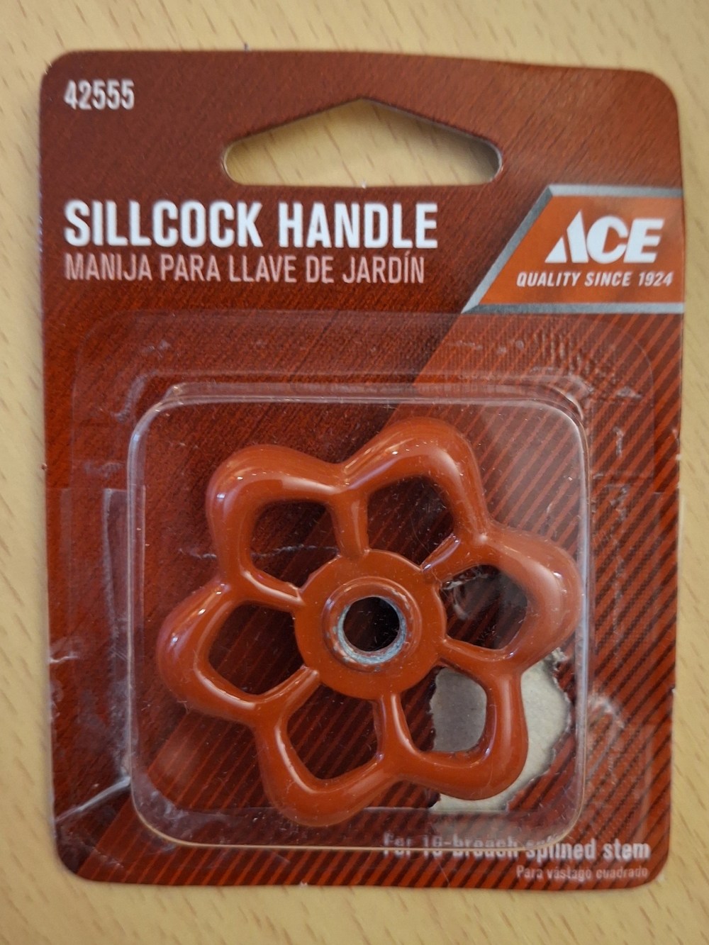 ACE Plastic Sillcock Handle 42555 Orange